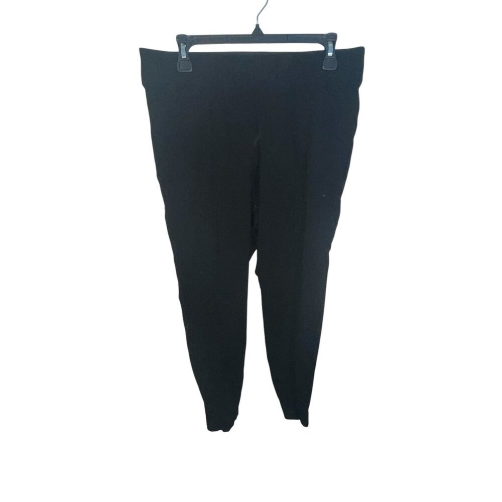 AVA & VIV Women's Size X (14W-16W) Black Pull On Seamed Front Pants FLAWED READ